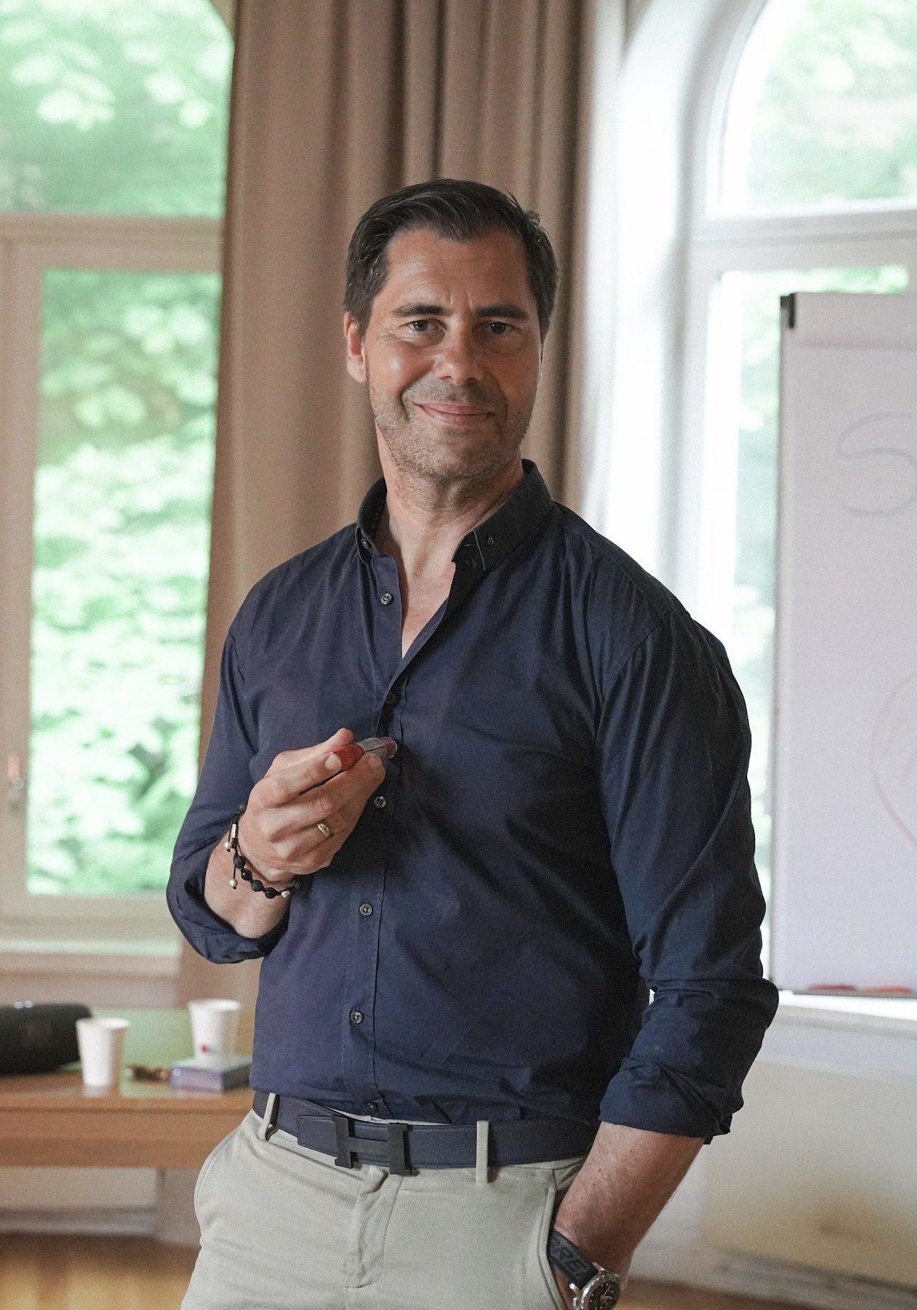 Ole-Arvid Liodden i workshop ved flippover